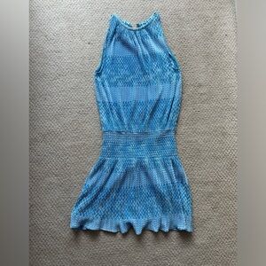Ramy Brook Paris mini dress Lagoon  size XS